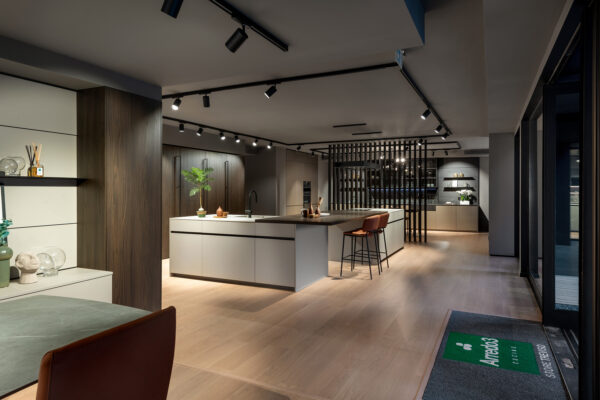 foto dello showroom di cucine Arredo3 a Treviso